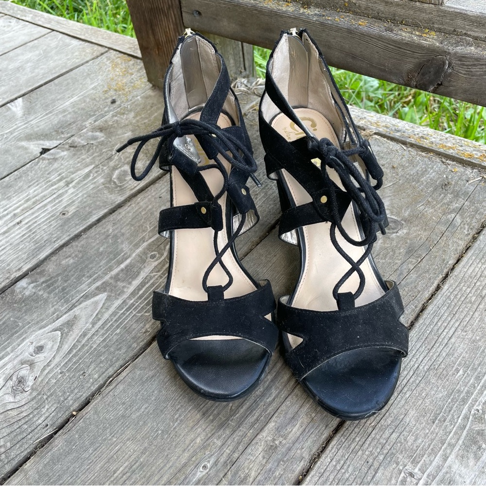Straps Circus Heels